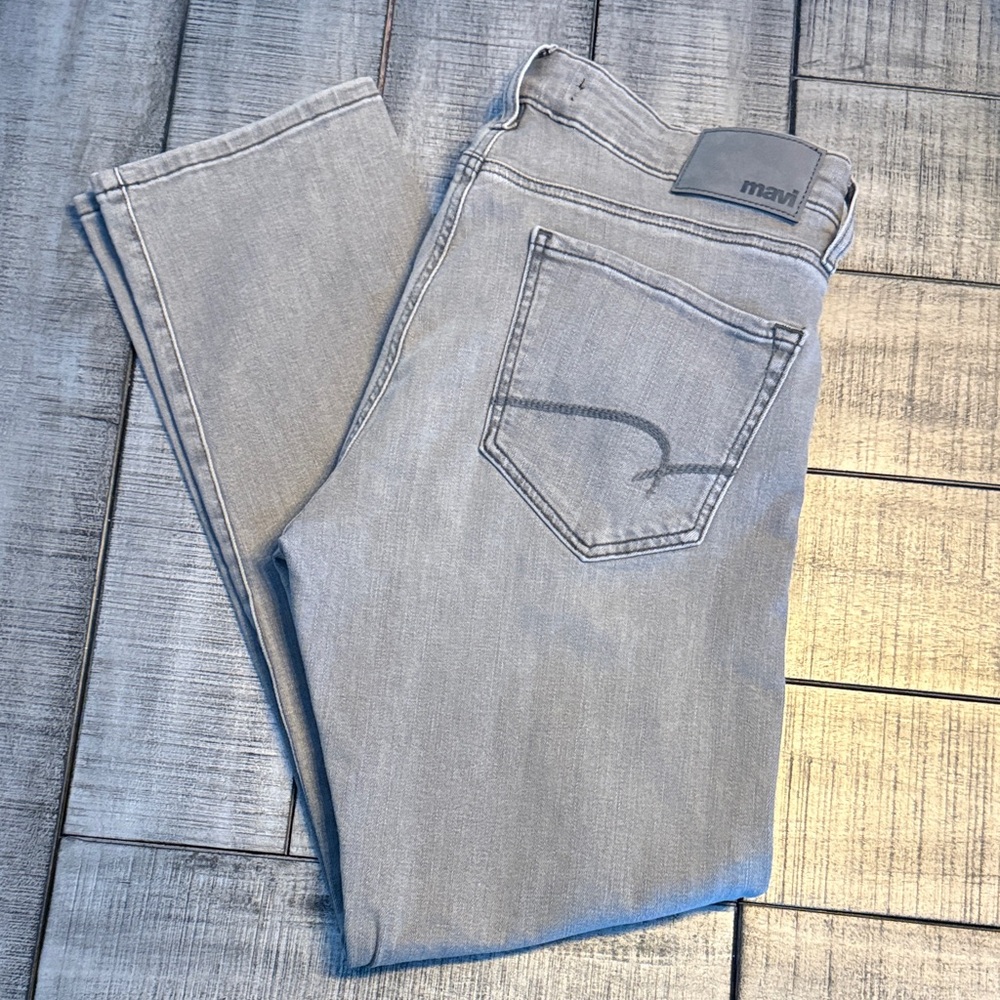 Mavi Men’s Light Gray Slim Leg Stretch Jeans 31x30